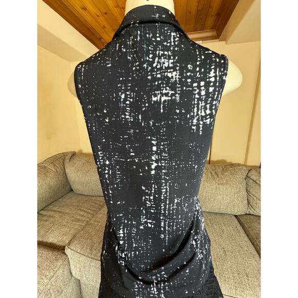 Jamie Sadock Sleeveless Golf Top Black and White Size XS - Picture 2 of 5